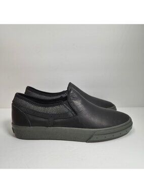 Tsubo Men's Black Leather Slip-On Shoes US Size 8-9 NEW NO SIZE TAG
